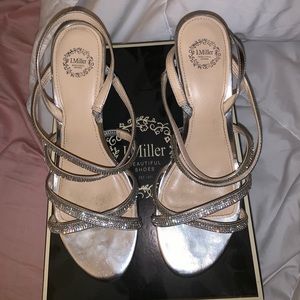 I.Miller silver heels